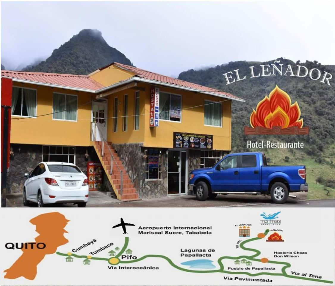 El Lenador Hotel Y Restaurante Papallacta Eksteriør billede